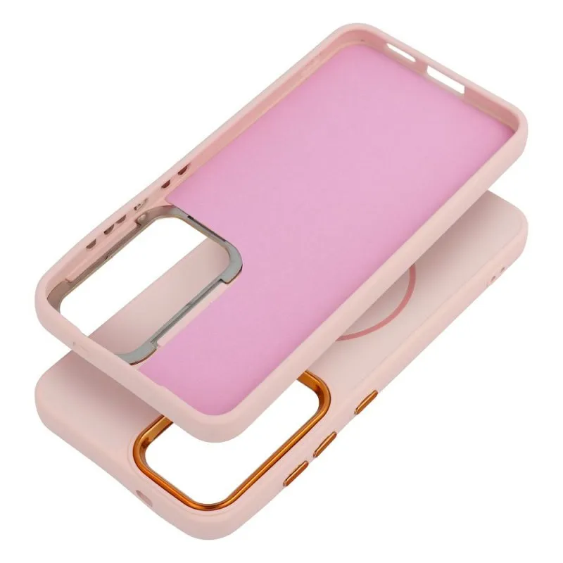 Futrola FRAME MagSafe za IPHONE 16e (SE 4 2025) puder roze