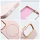 Futrola FRAME MagSafe za IPHONE 16e (SE 4 2025) puder roze