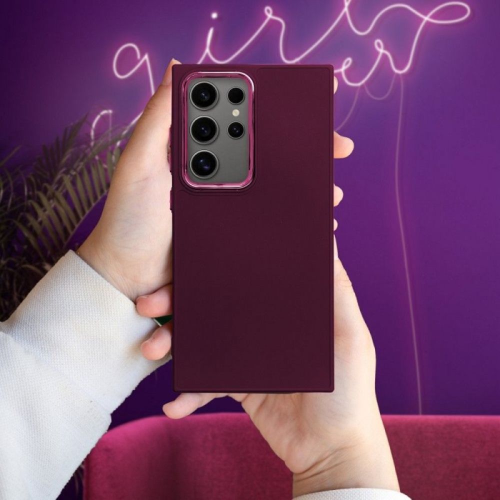 Futrola BOSS (frame case) za SAMSUNG S24 FE ljubicasta
