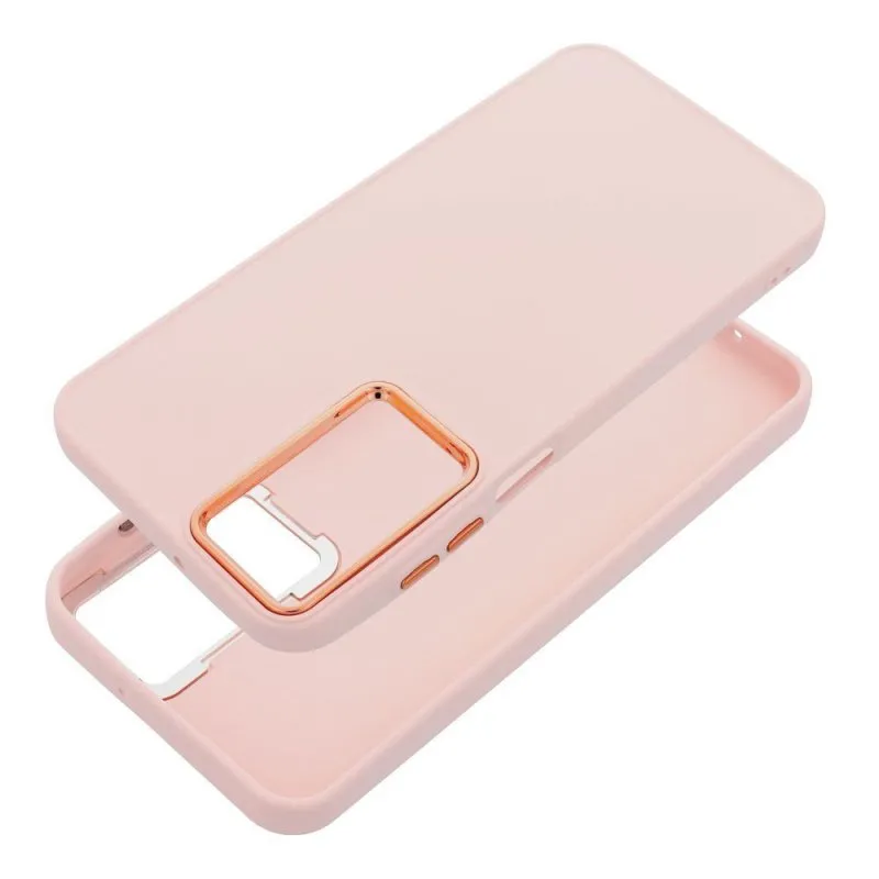 Futrola BOSS (frame case) za SAMSUNG A16 5G / A16 4G puder roze