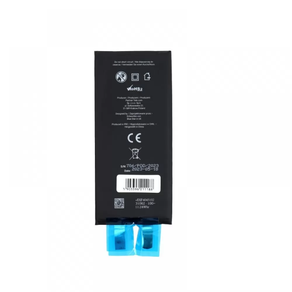 BLUE STAR HQ baterija bez BMS za IPHONE XR 2942 mAh