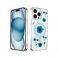 Futrola Luxury Flowers za iPhone 16 Pro Max (6.9) plava