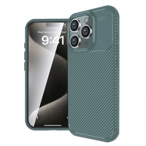 Silikonska futrola AUTO FOCUS LINE za Vivo Y29s maslinasto zelena