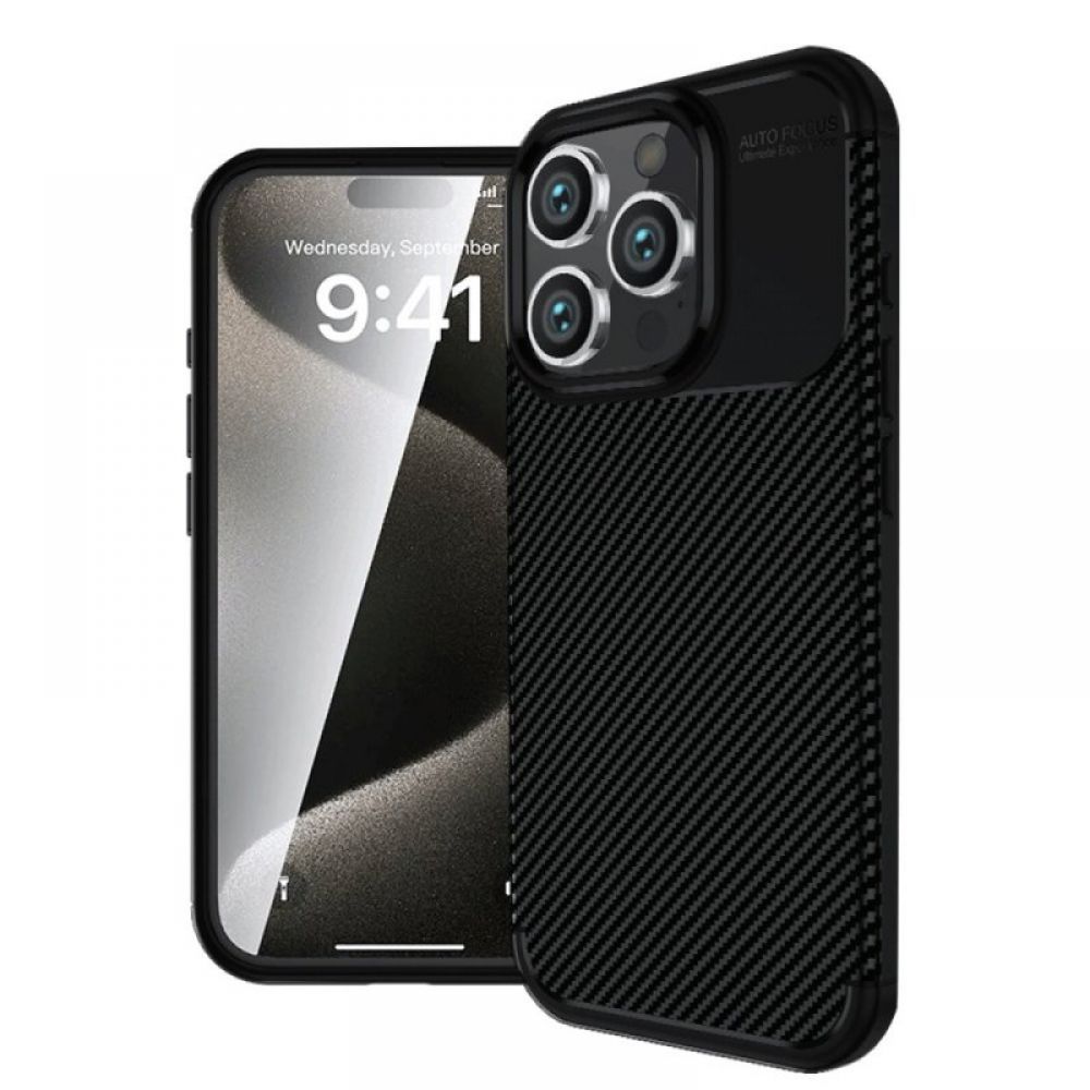 Silikonska futrola AUTO FOCUS LINE za Samsung Galaxy A07 crna