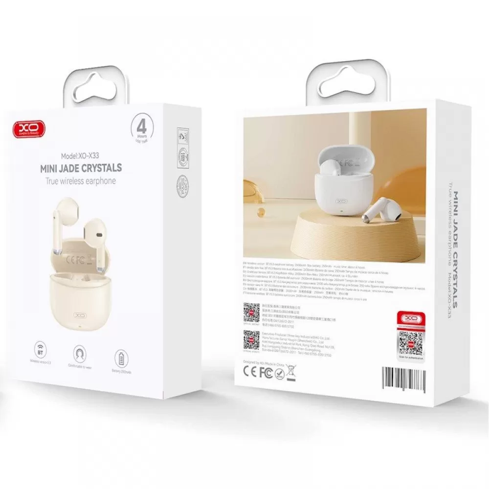 XO Bluetooth slusalice X33 TWS bez