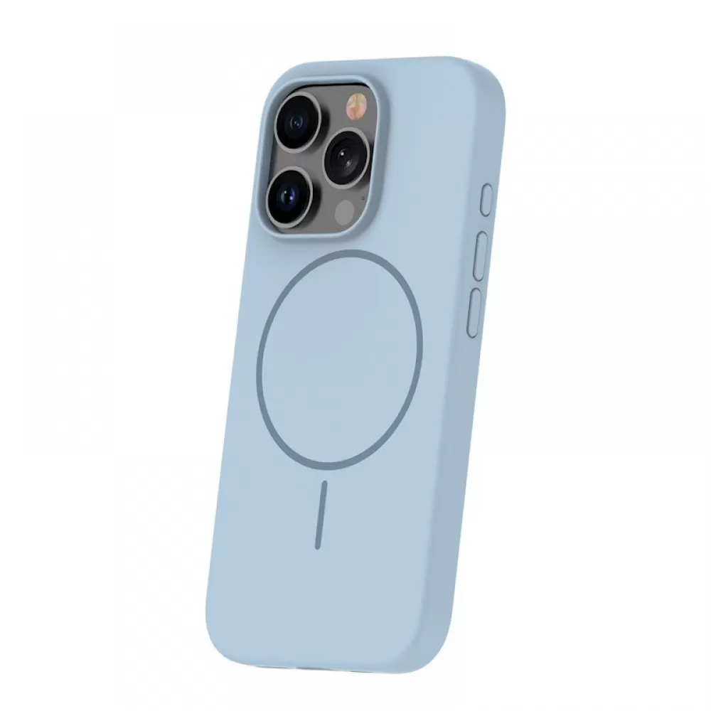 Futrola Silicone Thin Mag za iPhone 16e svetloplava