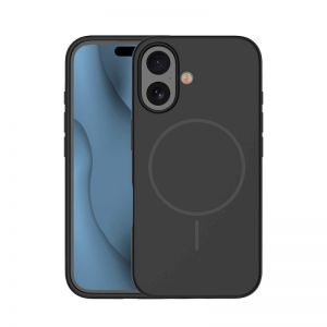 Futrola Silicone Thin Mag za iPhone 16e crna