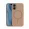 Futrola Silicone Thin Mag za iPhone 16e braon