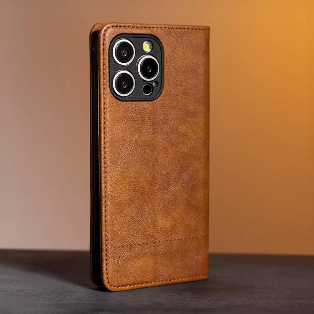 Futrola Smart Seam za Xiaomi Redmi Note 14 Pro 5G braon