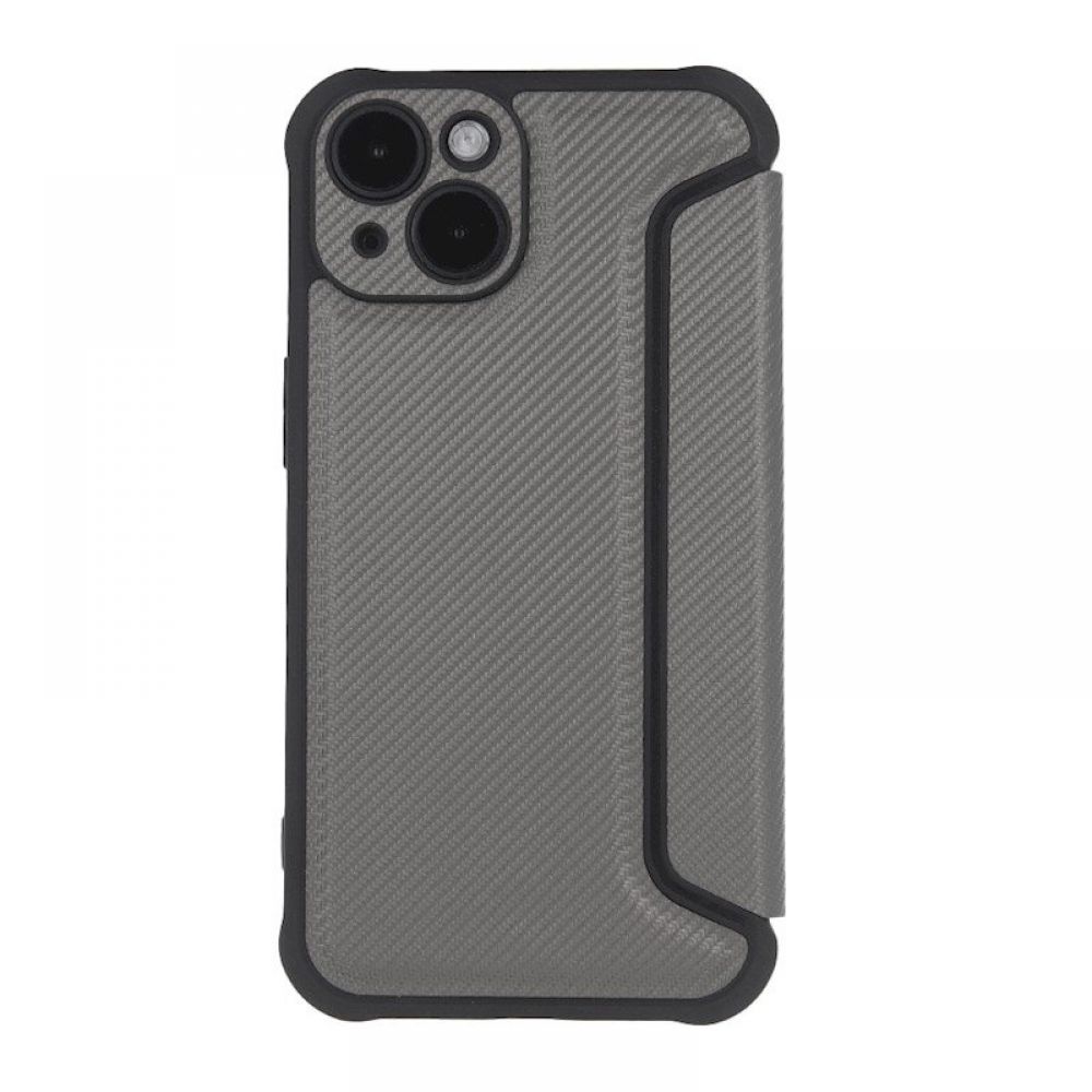 Futrola flip RAZOR BOOK (Smart Carbon case) za Samsung Galaxy A36 5G / A56 5G srebrna
