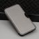 Futrola flip RAZOR BOOK (Smart Carbon case) za Samsung Galaxy A36 5G / A56 5G srebrna