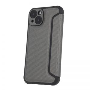 Futrola flip RAZOR BOOK (Smart Carbon case) za Samsung Galaxy A16 4G / A16 5G srebrna