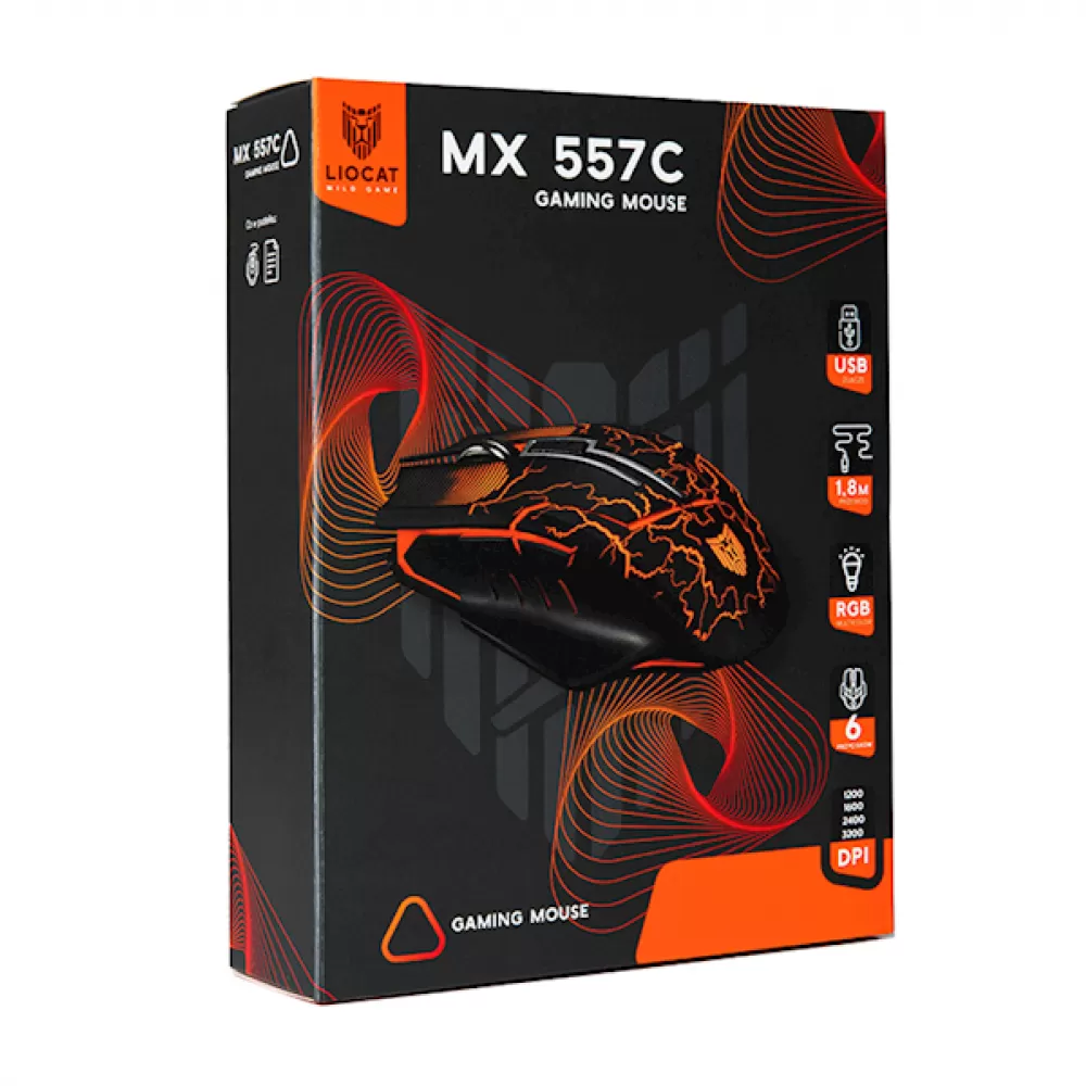Liocat gejming mis MX 557C crni