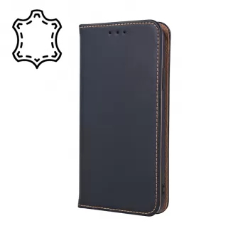 Futrola Genuine Leather Smart Pro za iPhone 16 (6.1) crna