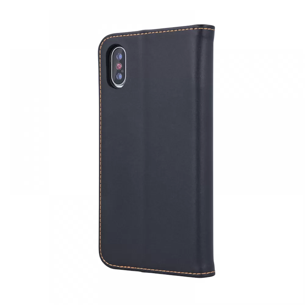 Futrola Genuine Leather Smart Pro za iPhone 16 (6.1) crna