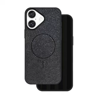 Futrola Glitter MagSafe za iPhone 14 (6.1) crna