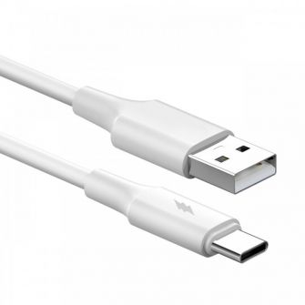 Usb kabal KONFULON JOKO DL49 SUPER FAST CHARGE 20W USB na Type C beli