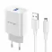 Kucni punjac KONFULON C87 + DL48 USB na Lightning beli