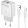 Kucni punjac KONFULON C87Q + DL49 FAST CHARGE 25W USB na Type C beli