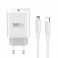 Kucni punjac KONFULON C87C + DL50 FAST CHARGE 30W Type C na Lightning beli