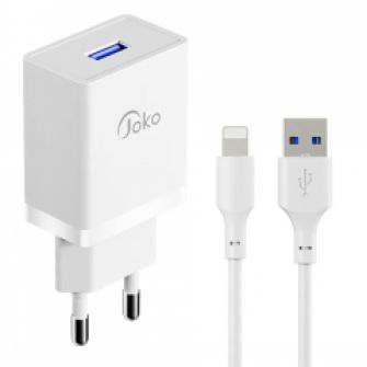 Kucni punjac KONFULON JOKO Mini JK82 + PX14 20W USB na Lightning beli