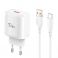 Kucni punjac KONFULON JOKO JK87 + DC65 FAST CHARGE USB na Type C beli