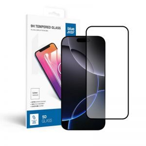 Zastitno staklo Blue Star za iPhone 16 Pro Max 5D potpuno pokrivanje crno