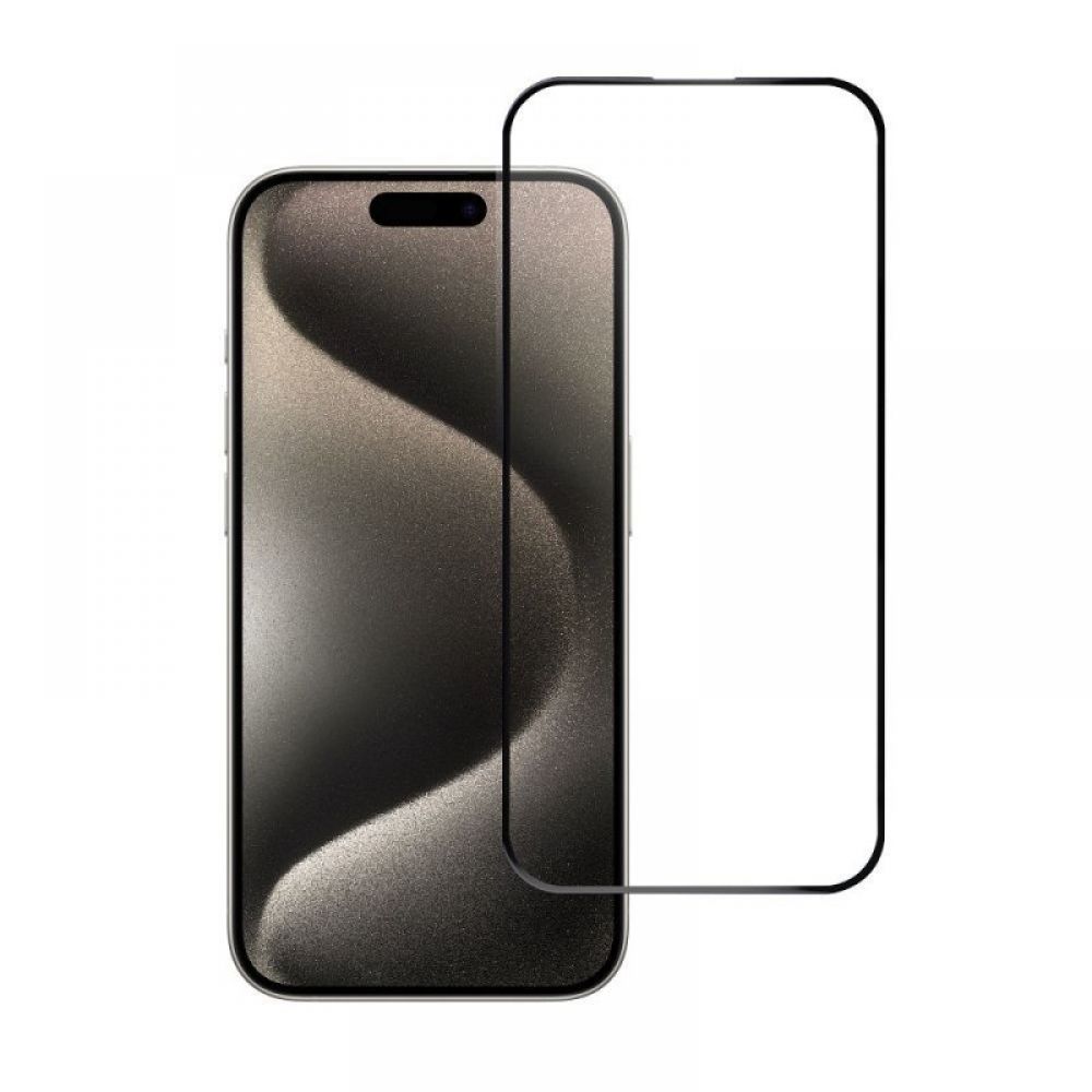 Zastitno staklo Blue Star za IPHONE 15 Pro 5D Full Cover crno