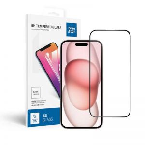 Zastitno staklo Blue Star za IPHONE 15/16 5D Full Cover crno