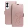 Futrola flip MEZZO BOOK za SAMSUNG S25 Edge teddy bear roze-zlatna