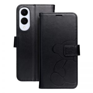Futrola flip MEZZO BOOK za SAMSUNG S25 Edge teddy bear crna