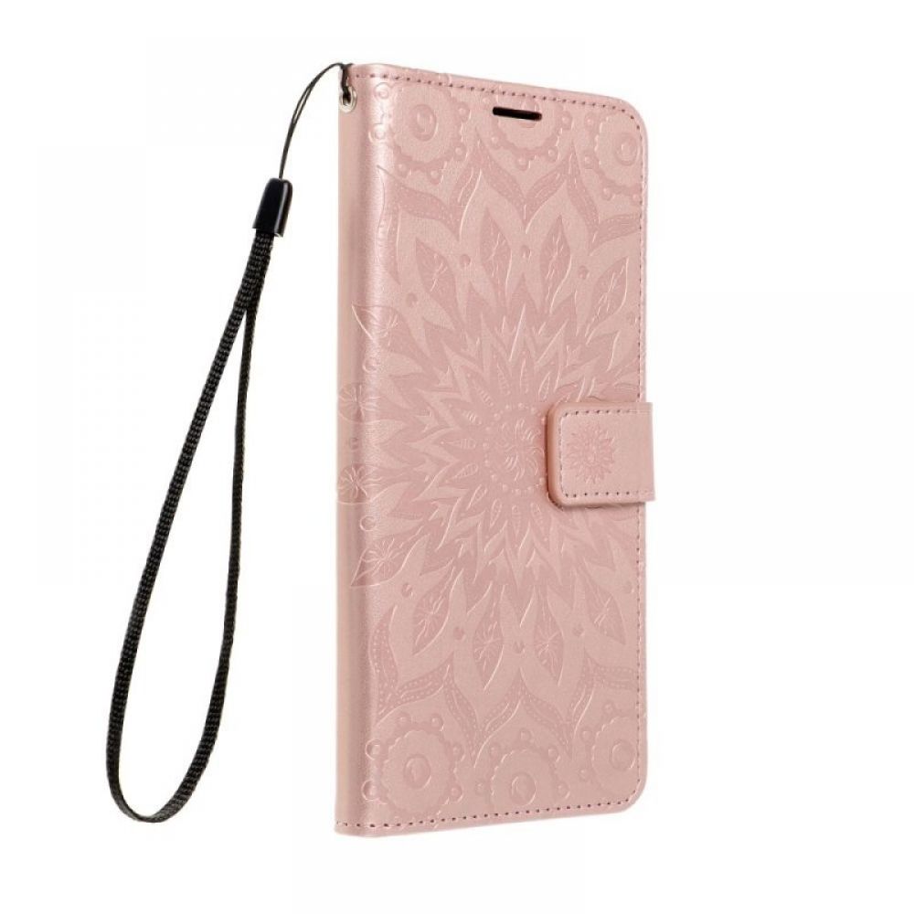 Futrola flip MEZZO BOOK za SAMSUNG S25 Edge mandala roze-zlatna