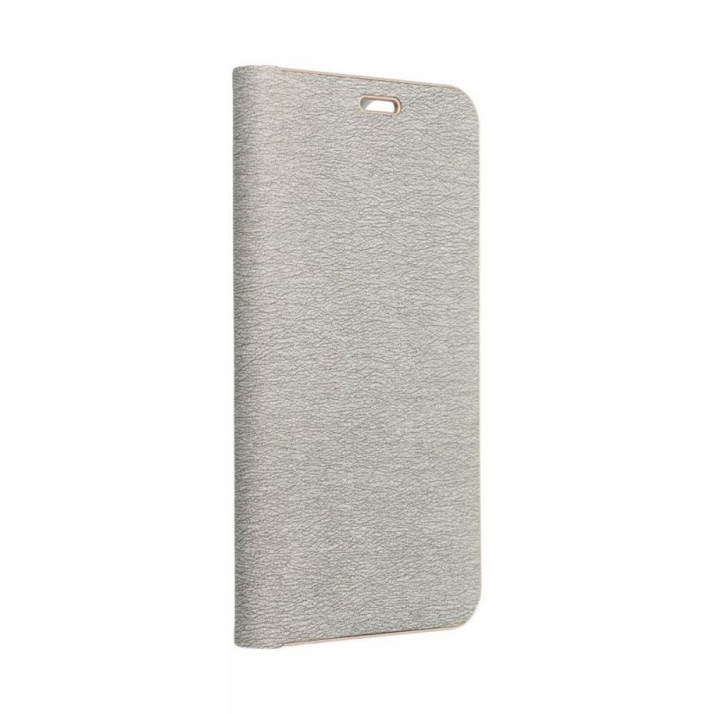 Futrola LUNA BOOK GOLD za SAMSUNG S25 Edge srebrna