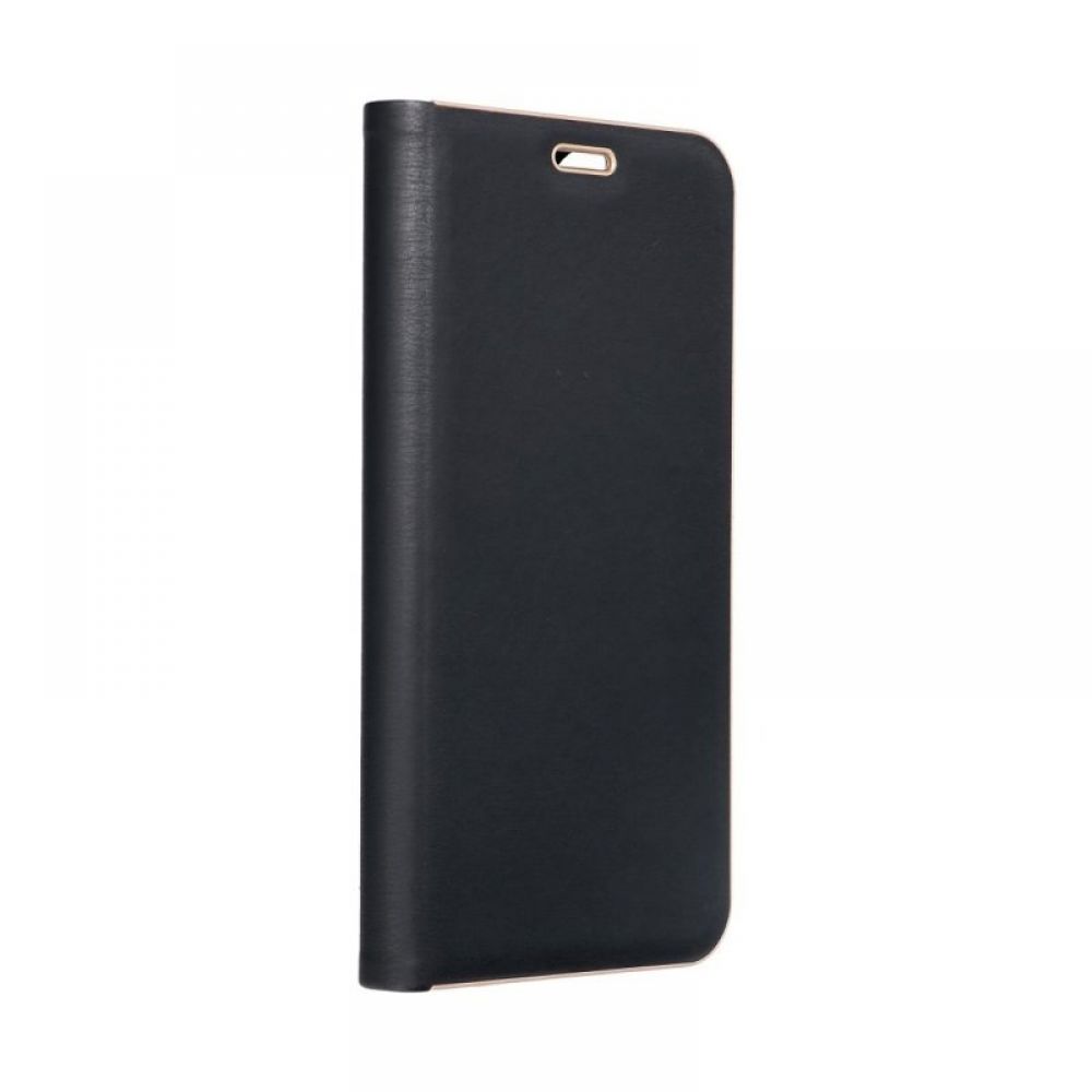 Futrola LUNA BOOK GOLD za SAMSUNG S25 Edge crna