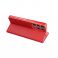 Futrola flip LUNA BOOK CARBON za SAMSUNG S25 Edge crvena