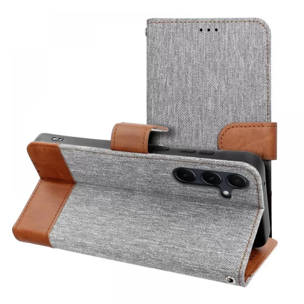 Futrola JEANS Book SAMSUNG S25 Edge siva