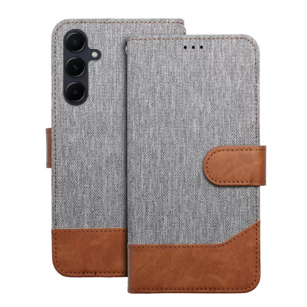 Futrola JEANS Book SAMSUNG S25 Edge siva