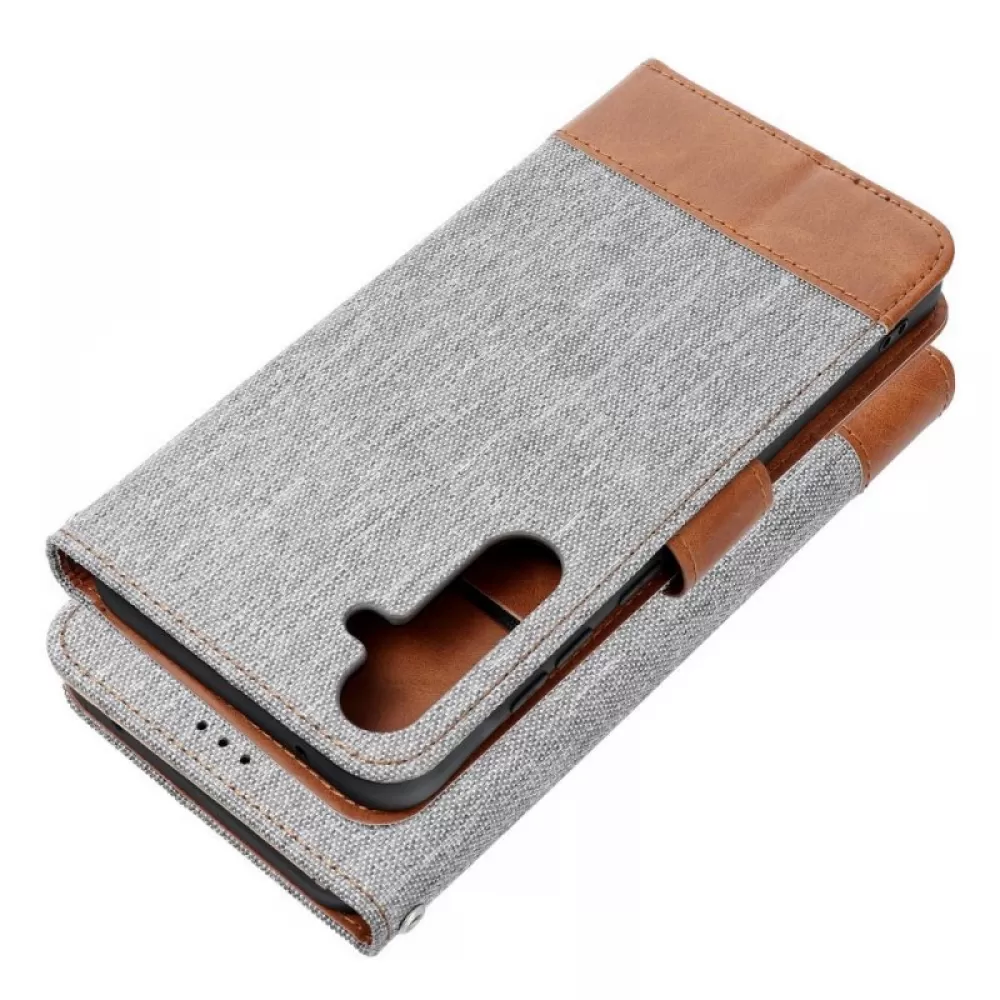 Futrola JEANS Book SAMSUNG S25 Edge siva