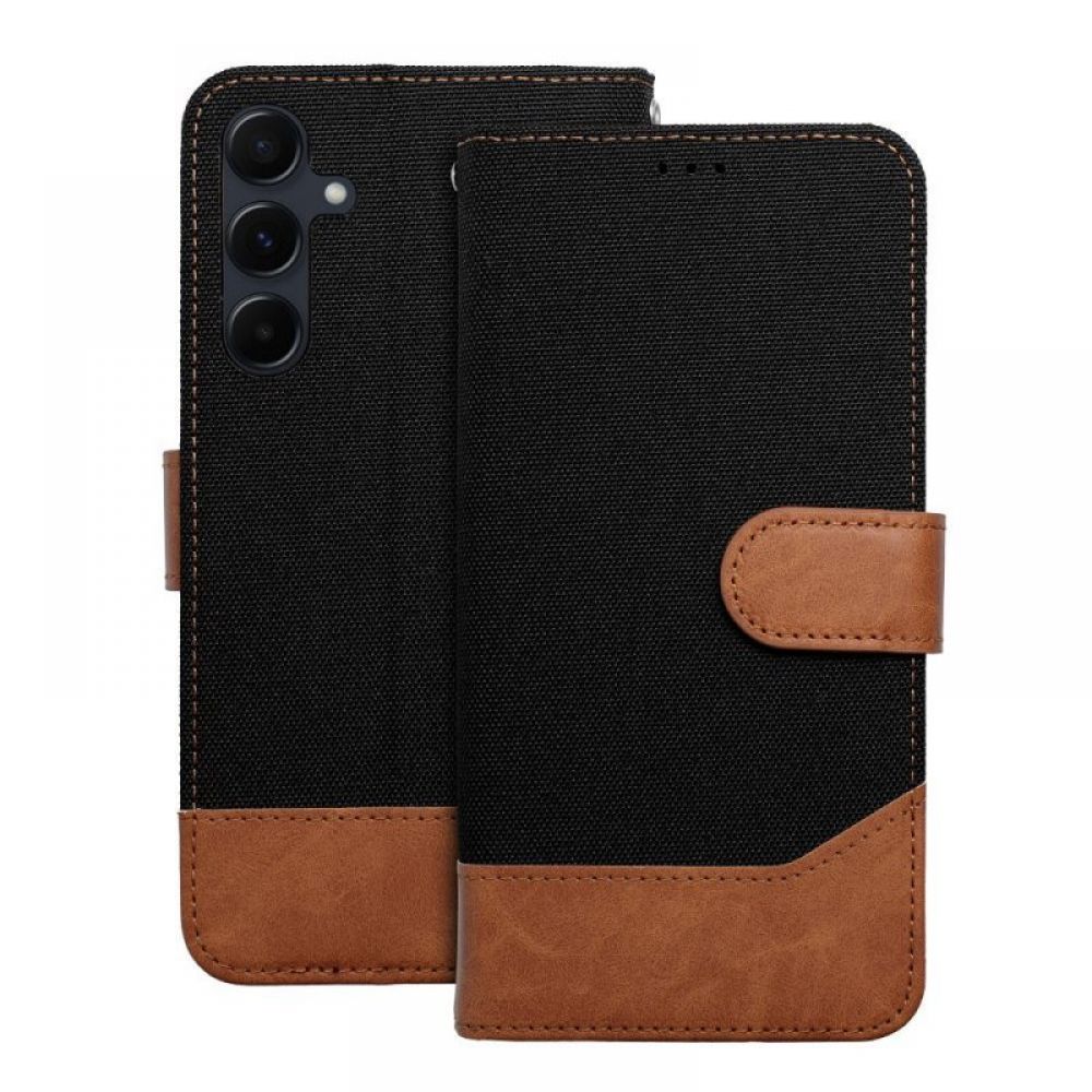 Futrola JEANS Book SAMSUNG S25 Edge crna