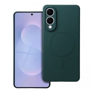 Futrola Silicone Mag Cover za SAMSUNG S25 Edge tamnozelena