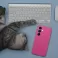 Futrola SILICONE 2mm za SAMSUNG S25 Edge kompatibilna sa MagSafe roze
