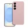 Futrola SILICONE 2mm za SAMSUNG S25 Edge kompatibilna sa MagSafe puder roze