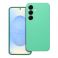 Futrola SILICONE 2mm za SAMSUNG S25 Edge kompatibilna sa MagSafe mentol-zelena