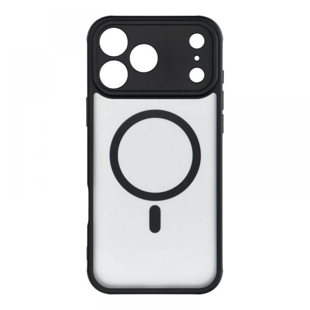 Futrola FULL MATTE MAGSAFE za IPHONE 17 Pro Max (celi prsten) crna