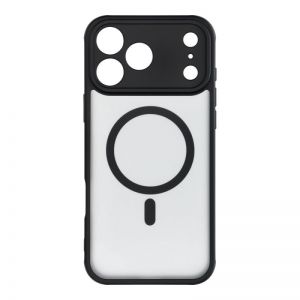Futrola FULL MATTE MAGSAFE za IPHONE 17 Pro Max (celi prsten) crna