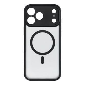 Futrola FULL MATTE MAGSAFE za IPHONE 17 Pro Max (celi prsten) crna