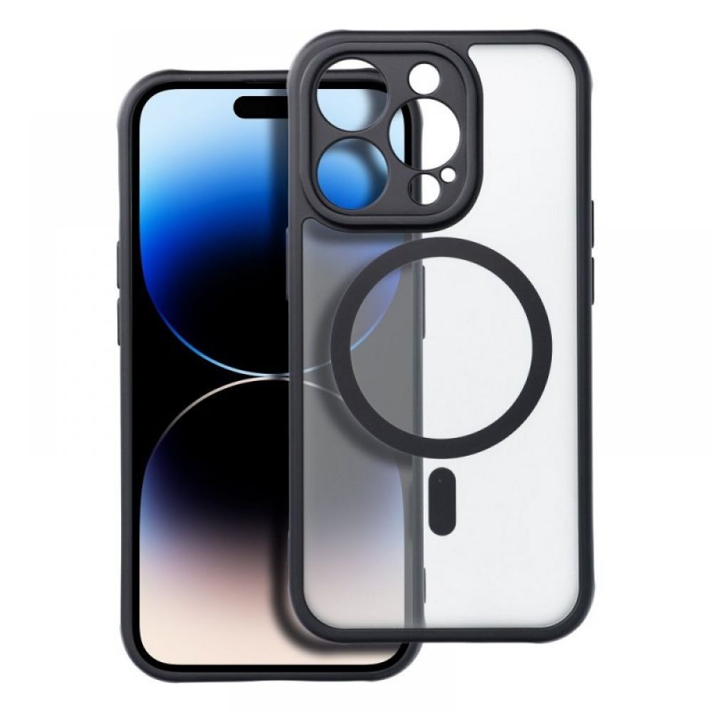 Futrola FULL MATTE MAGSAFE za IPHONE 17 Pro Max (celi prsten) crna