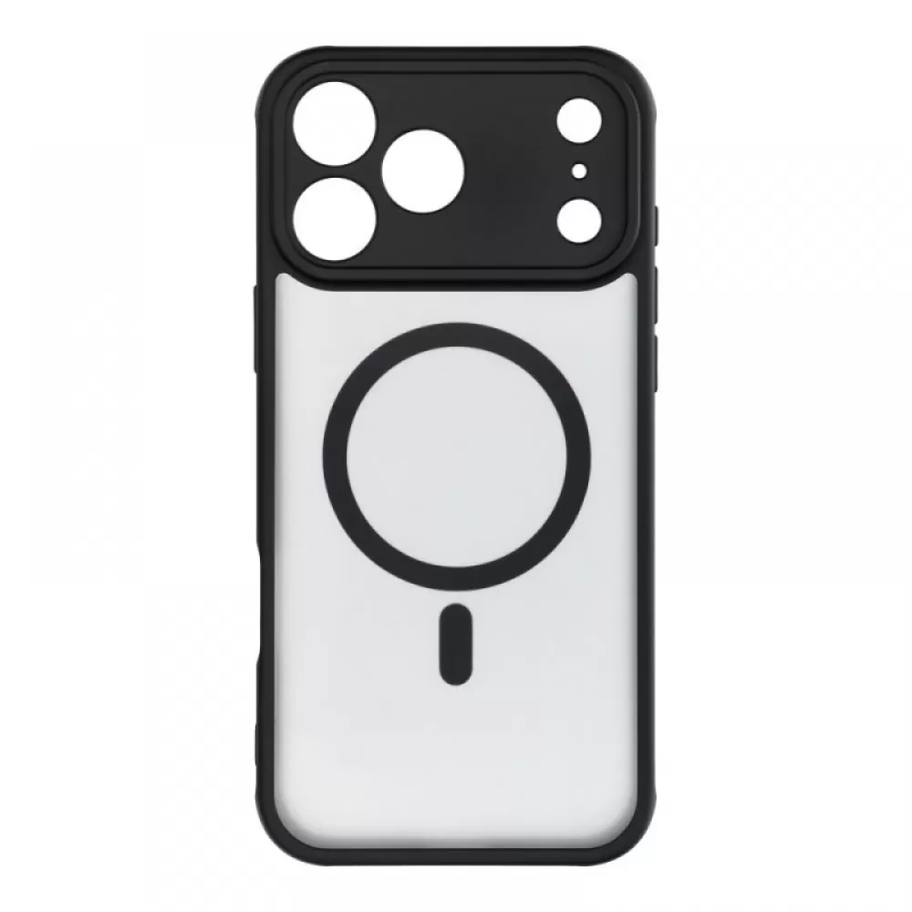 Futrola FULL MATTE MAGSAFE za IPHONE 17 Pro (celi prsten) crna