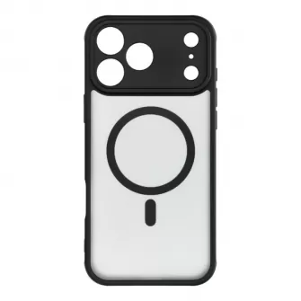 Futrola FULL MATTE MAGSAFE za IPHONE 17 Pro (celi prsten) crna