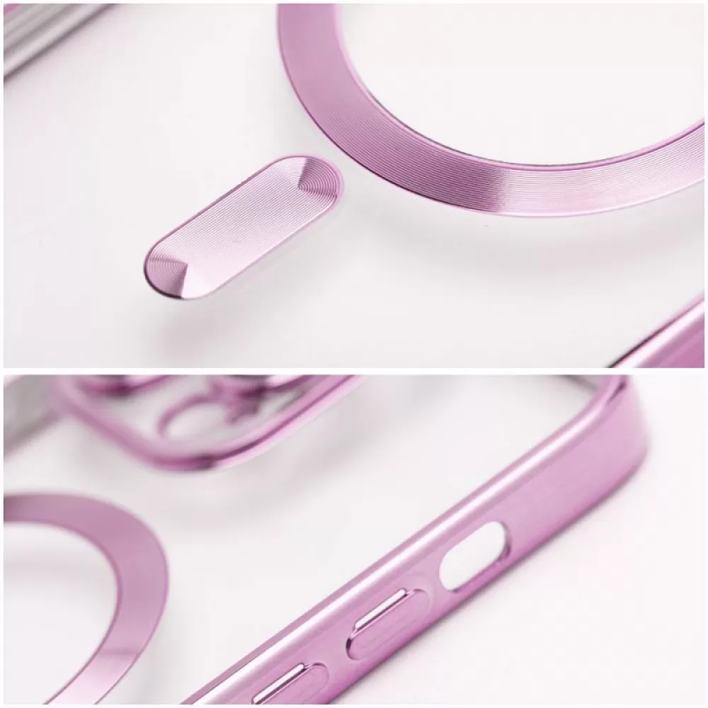 Futrola Electro Mag Cover za SAMSUNG S25 Edge roze-zlatna